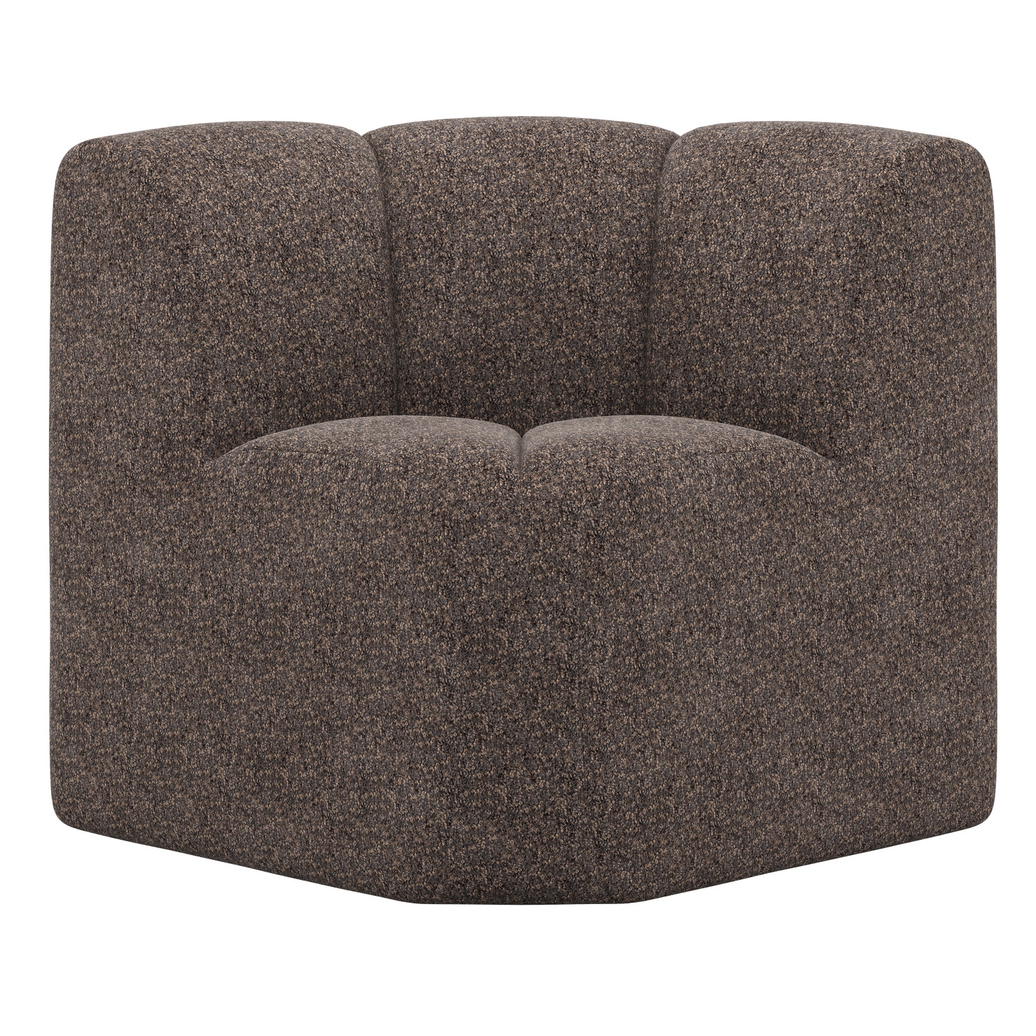 Esszimmerbank Eckbank MOJO Eck Element Chenille braun