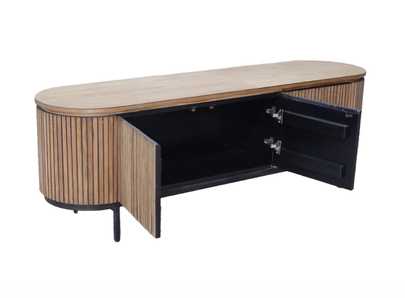 Lowboard TV Möbel LAUSANNE 170 cm Teakholz