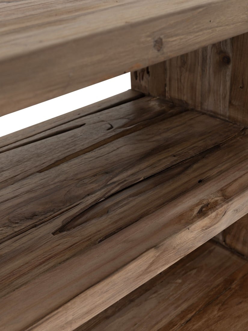 TV Möbel Rush 200 cm rustikales Teakholz Lowboard