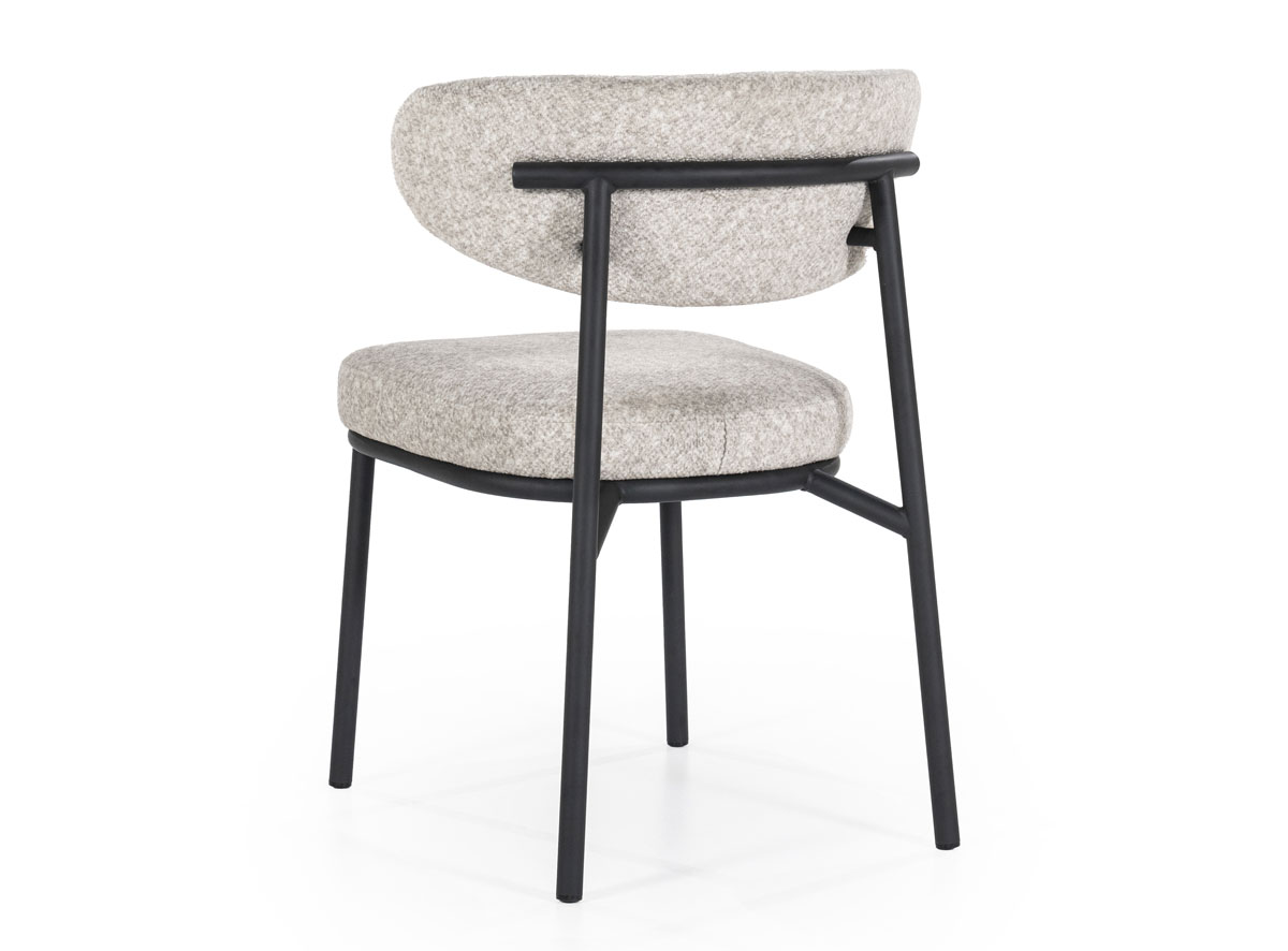 2er Set Esszimmerstuhl Stuhl Jari Bezug beige