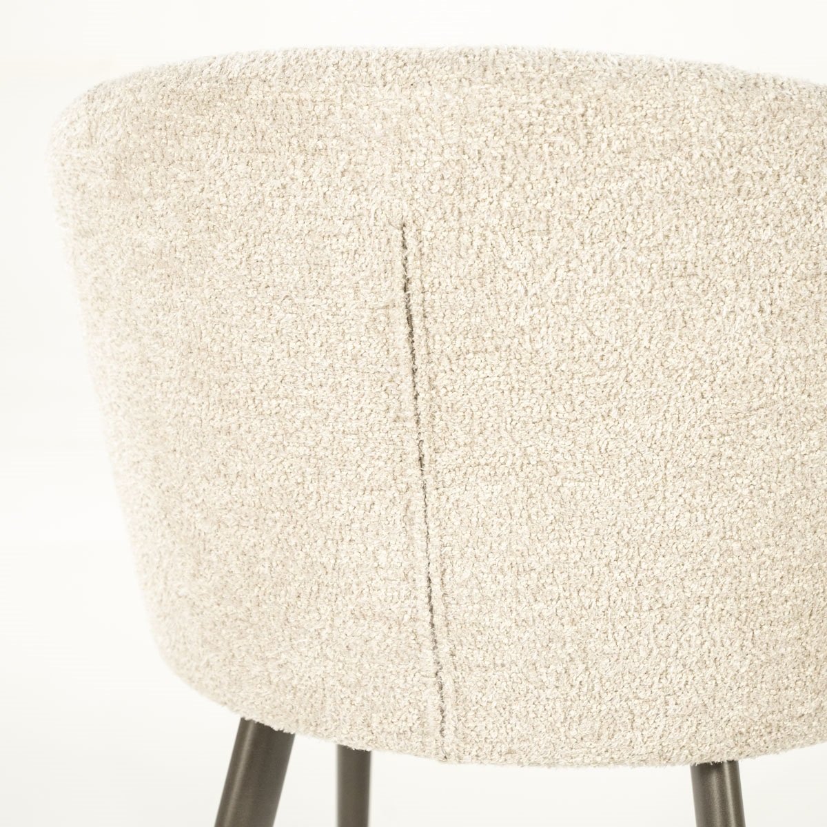 Esszimmerstuhl Mateo Vierfußstuhl Stoff beige