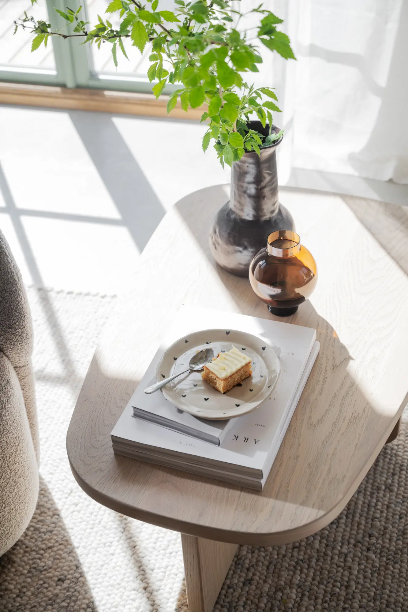 2er Set Couchtisch WILLINGS Eiche white wash