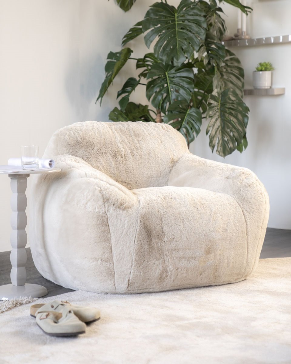 Relaxsessel Hug Stoff beige Loungsessel Fernsehsessel