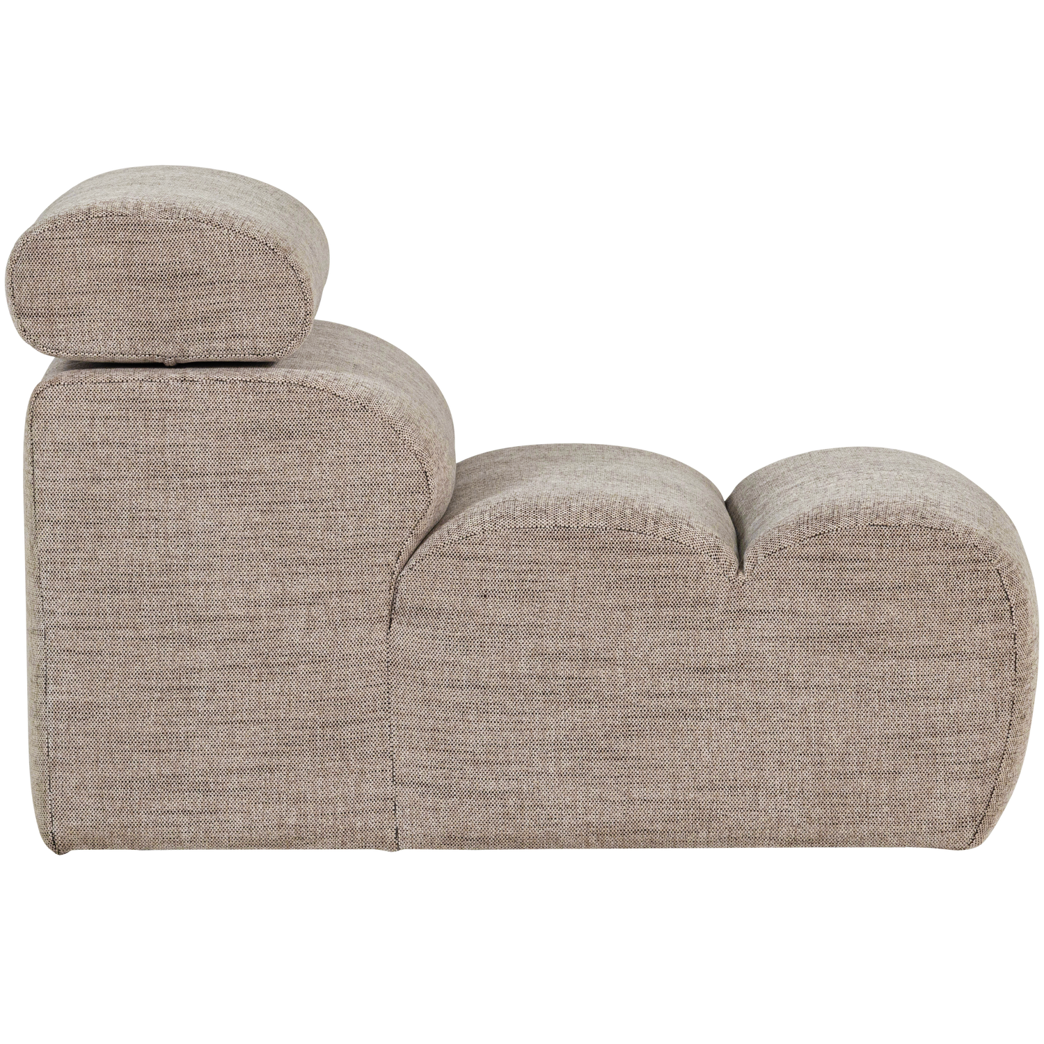 Sofaelement NOVI 82 cm Element Webstoff natur melange