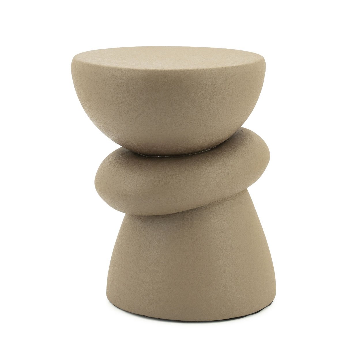 Beistelltisch Kerun H 47 cm Metall braun