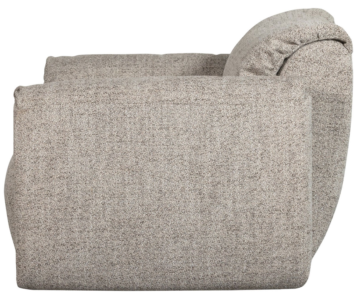 Loveseatsessel Sessel BAGGY Webstoff natur melange