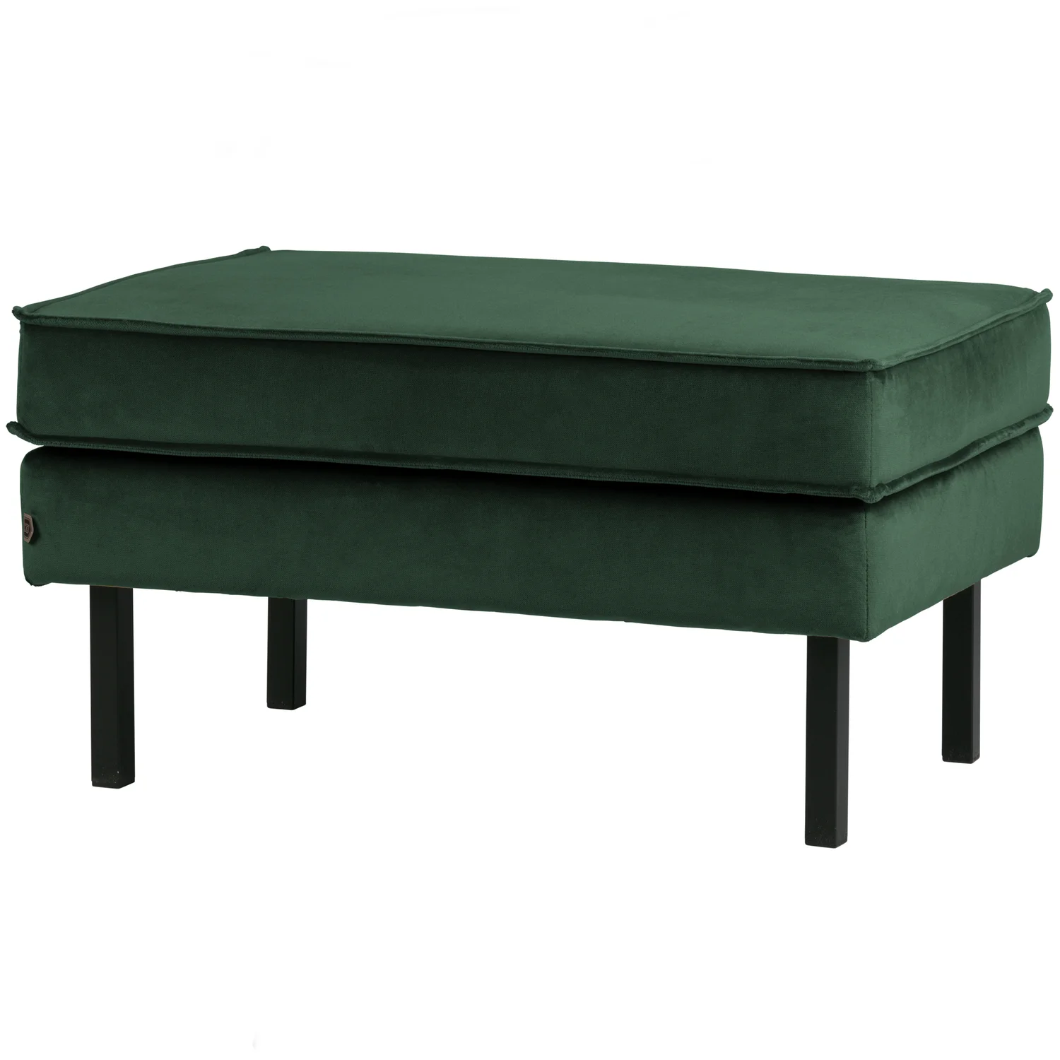 Hocker Fußhocker RODEO Samt Velvet waldgrün