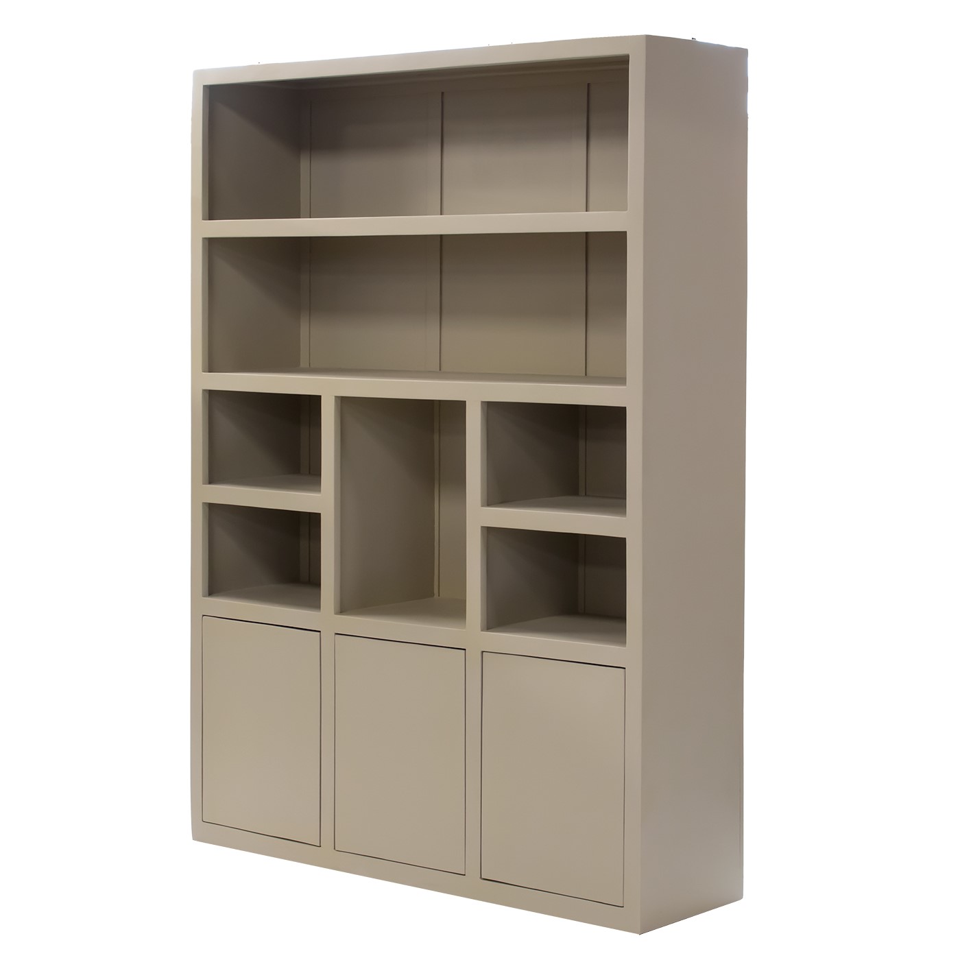 Wandschrank Bücherregal XL beige 160 x 220 cm