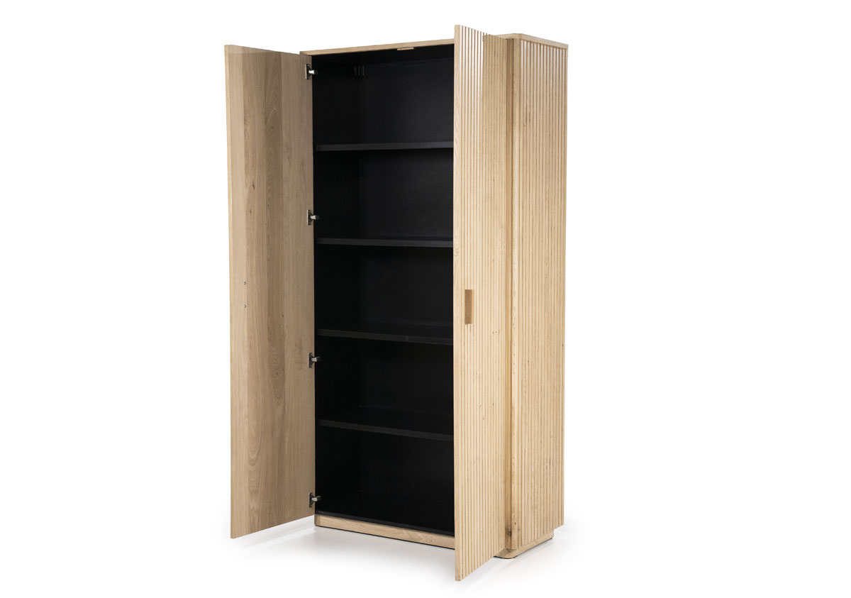Schrank Rosenborg 2-türig H 210 cm Eiche natur