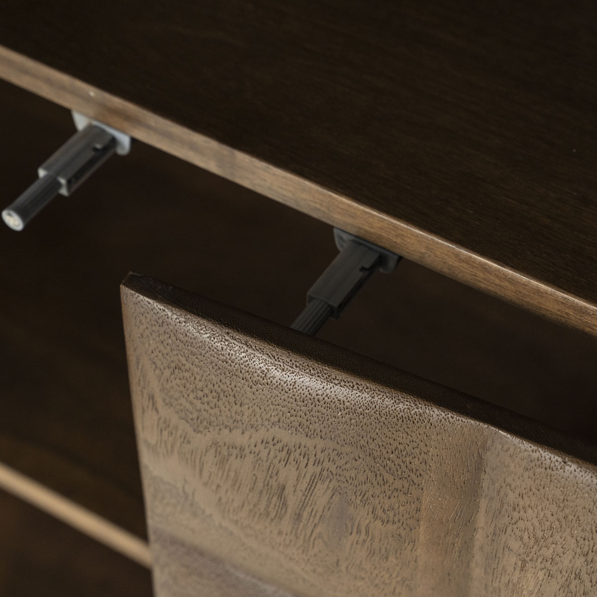 Highboard Felix H 147 cm mit 4 Türen Mango Holz