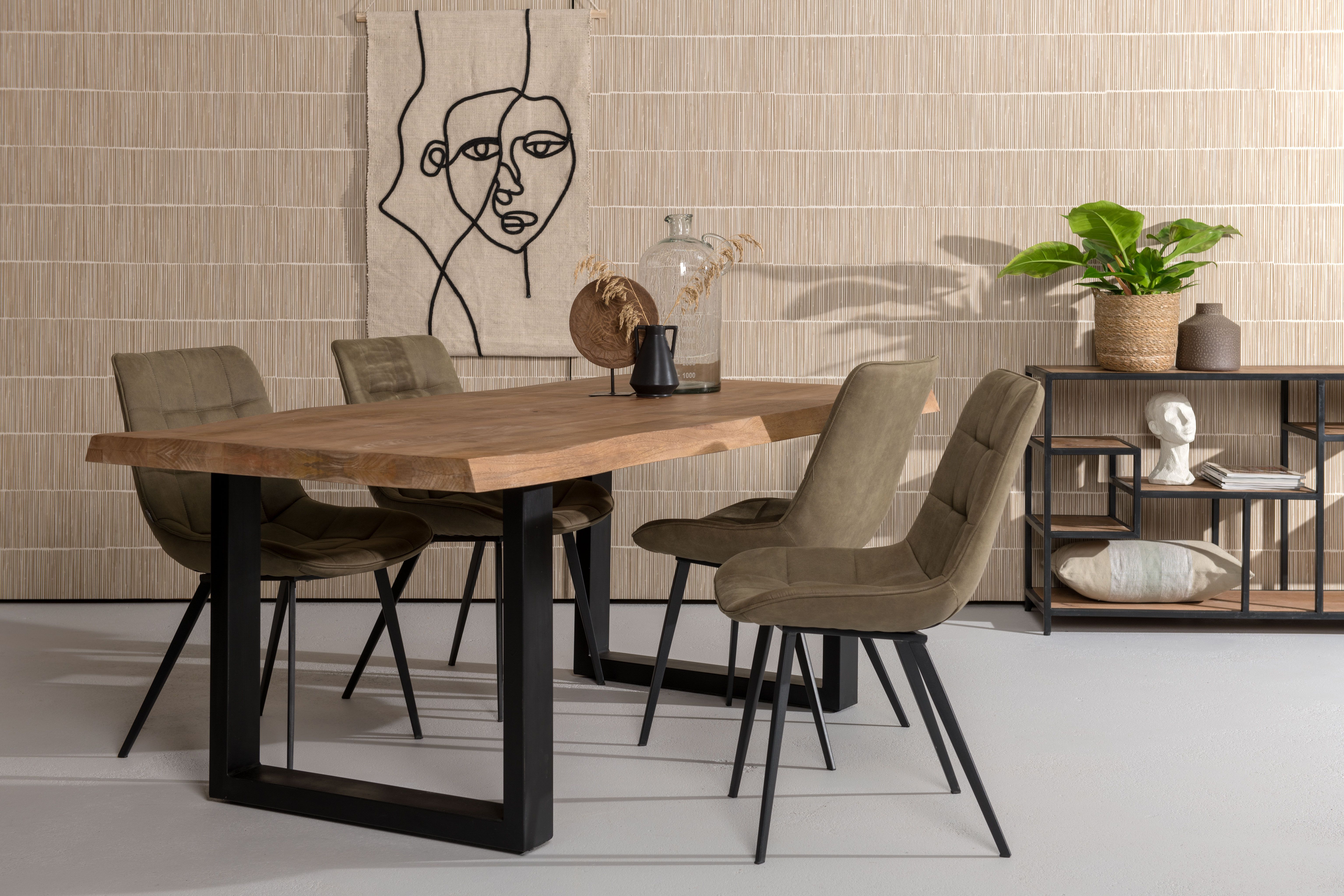 Esstisch Sturdy Tree 240 x 100 cm Baumstamm