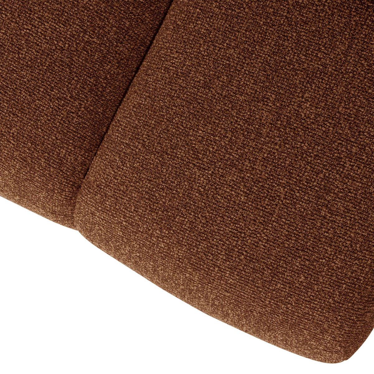 woood Esszimmerbank Hocker MOJO 164 cm Bouclé rostbraun meliert