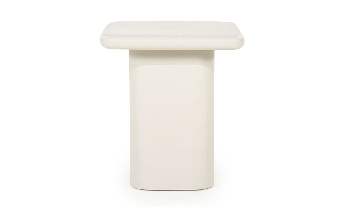 Beistelltisch Siminto 40 x 40 cm Zement beige