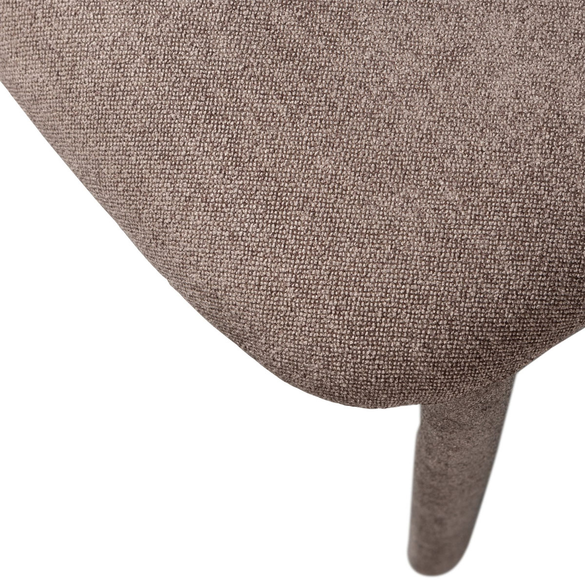woood Esszimmerstuhl Stuhl NOBLE Webstoff taupe