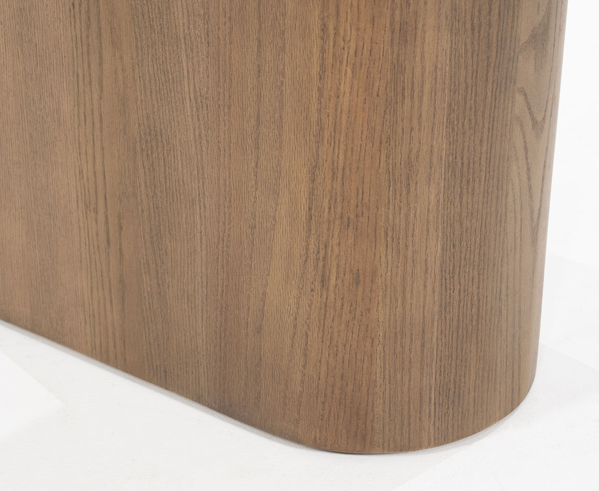 Konsolentisch Leon 200 x 45 cm Eiche Holz Furnier braun