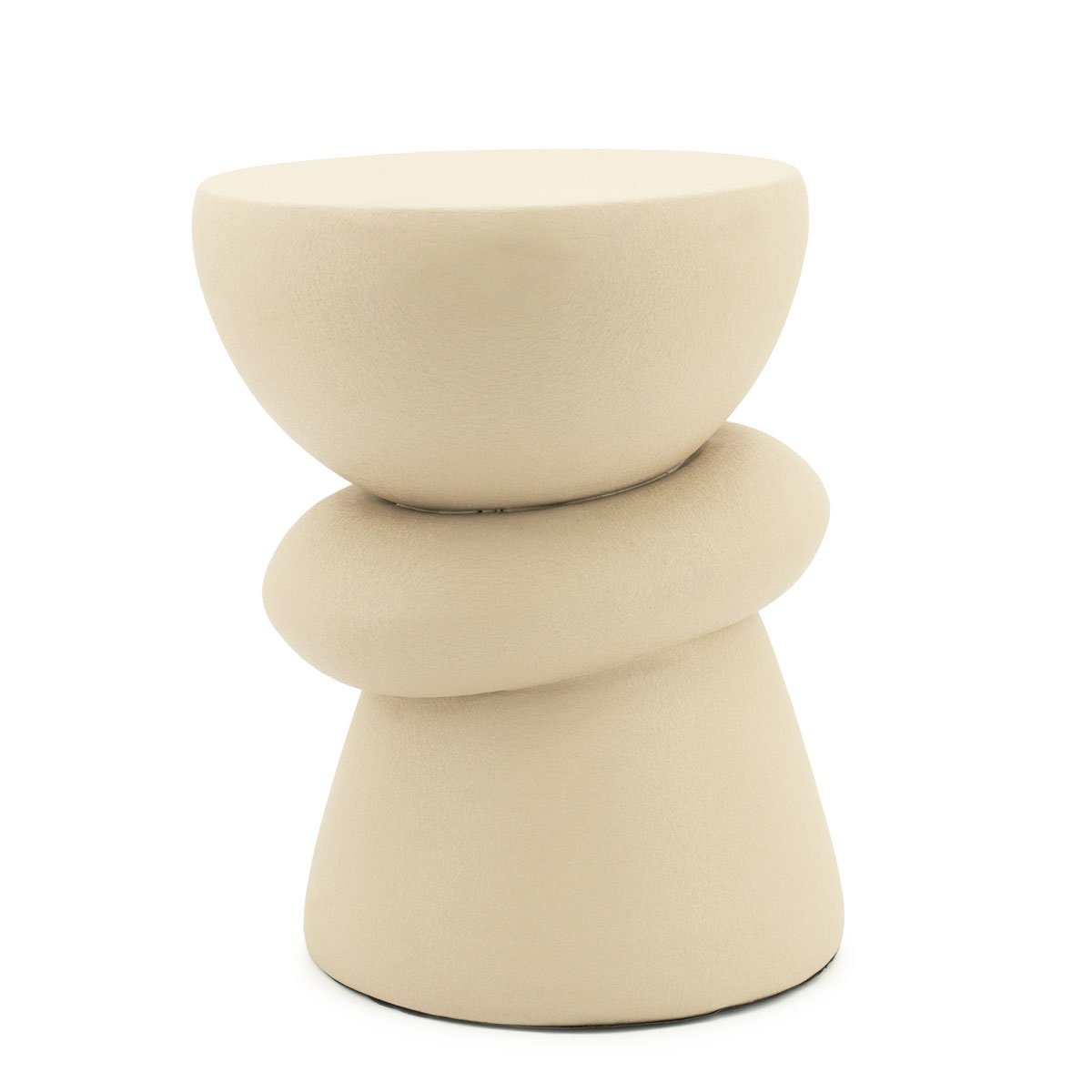 Beistelltisch Kerun H 47 cm Metall beige