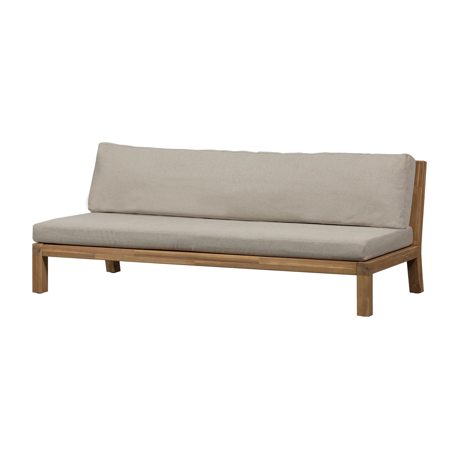 3 Sitzer Garten Loungsofa Sofa RELAX Akazienholz natur OUTDOOR