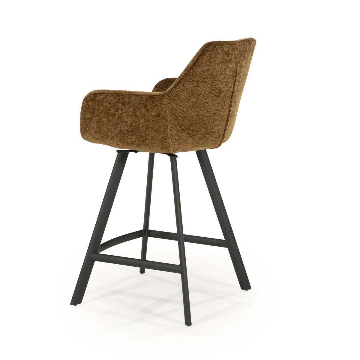 Barstuhl Bliss SH 68,5 senffarben mit Armlehne drehbar Drehstuhl Barhocker