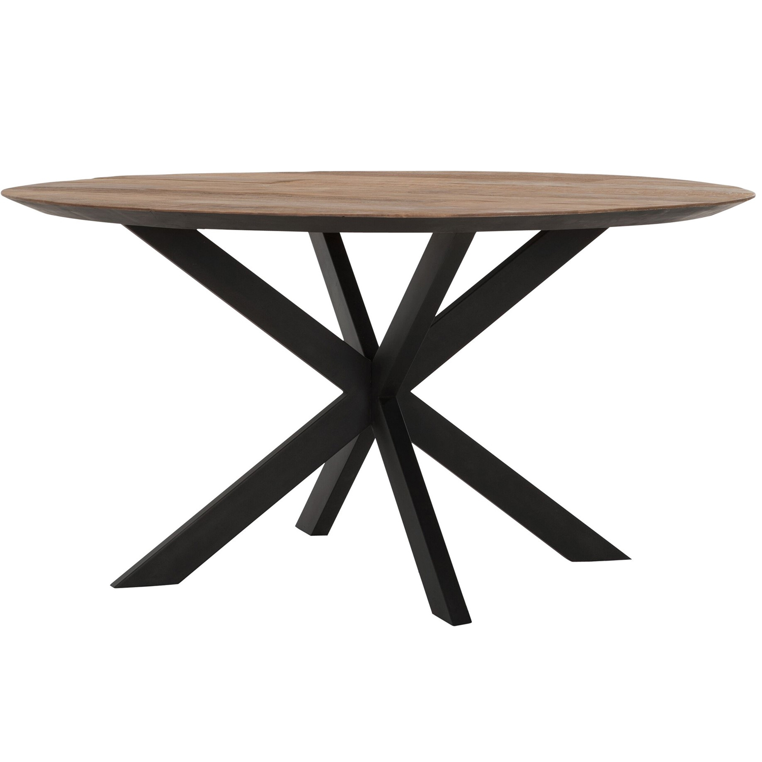 DTP Home Esstisch Shape Ø 150 cm Teakholz Metall
