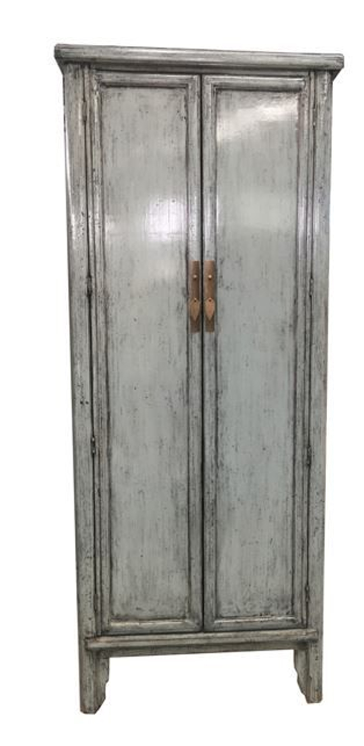 UNIKAT Schrank ICONS H 190 cm Unikat grau
