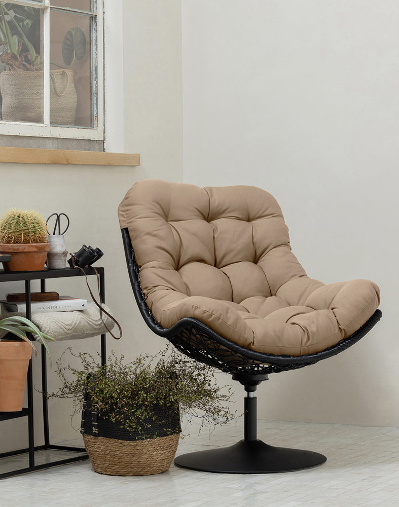 Garten Sessel drehbar Vive Kunstrattan