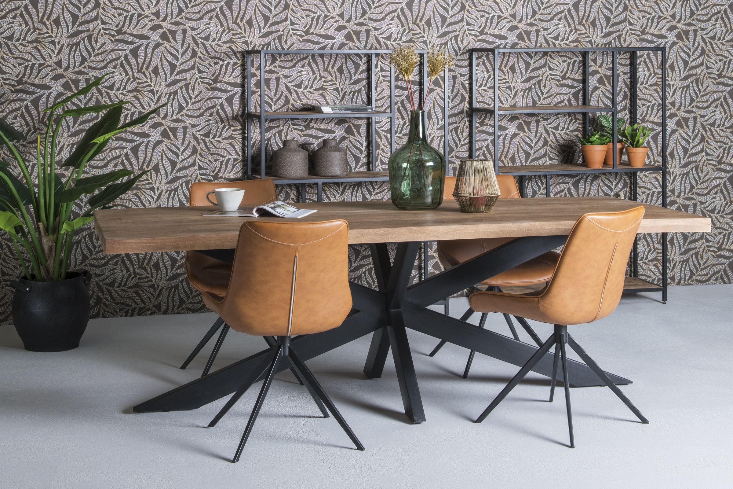 Esstisch Spider 200 x 100 cm Mangoholz