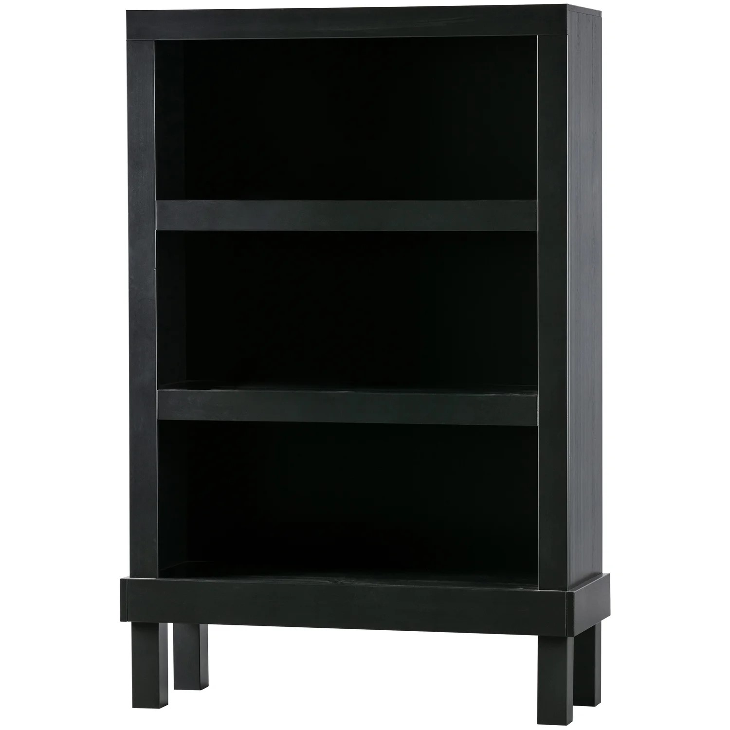 Regal offener Schrank BONK schwarz Kiefer Höhe 160 cm FSC-zertifiziert