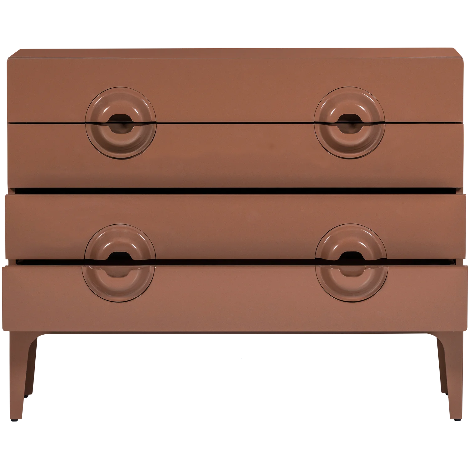 Sideboard MERGE B 110 cm Schubladenschrank Eukalyptusholz altrosa