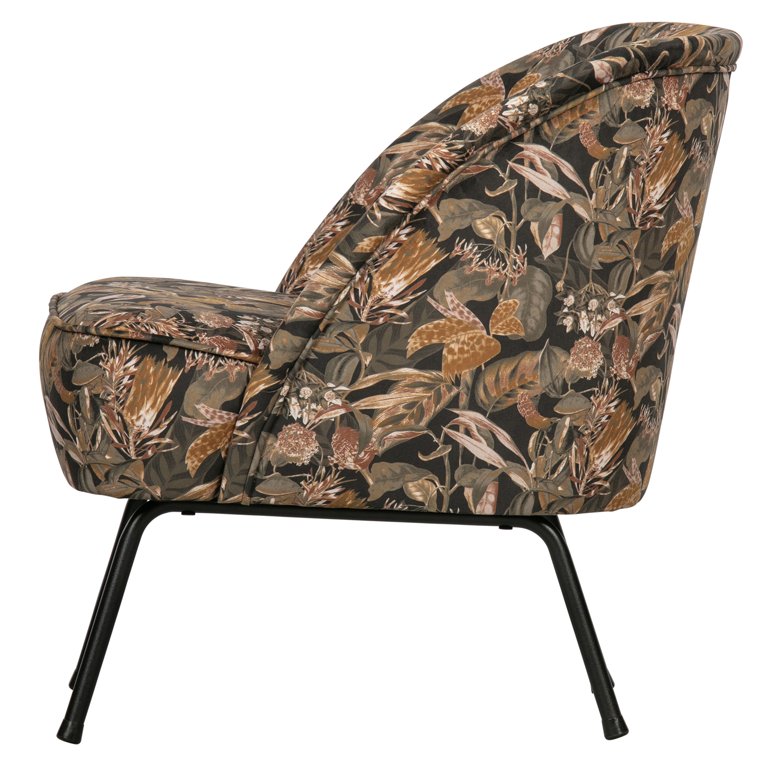 Sessel VOGUE Samt bouquet Blumendruck