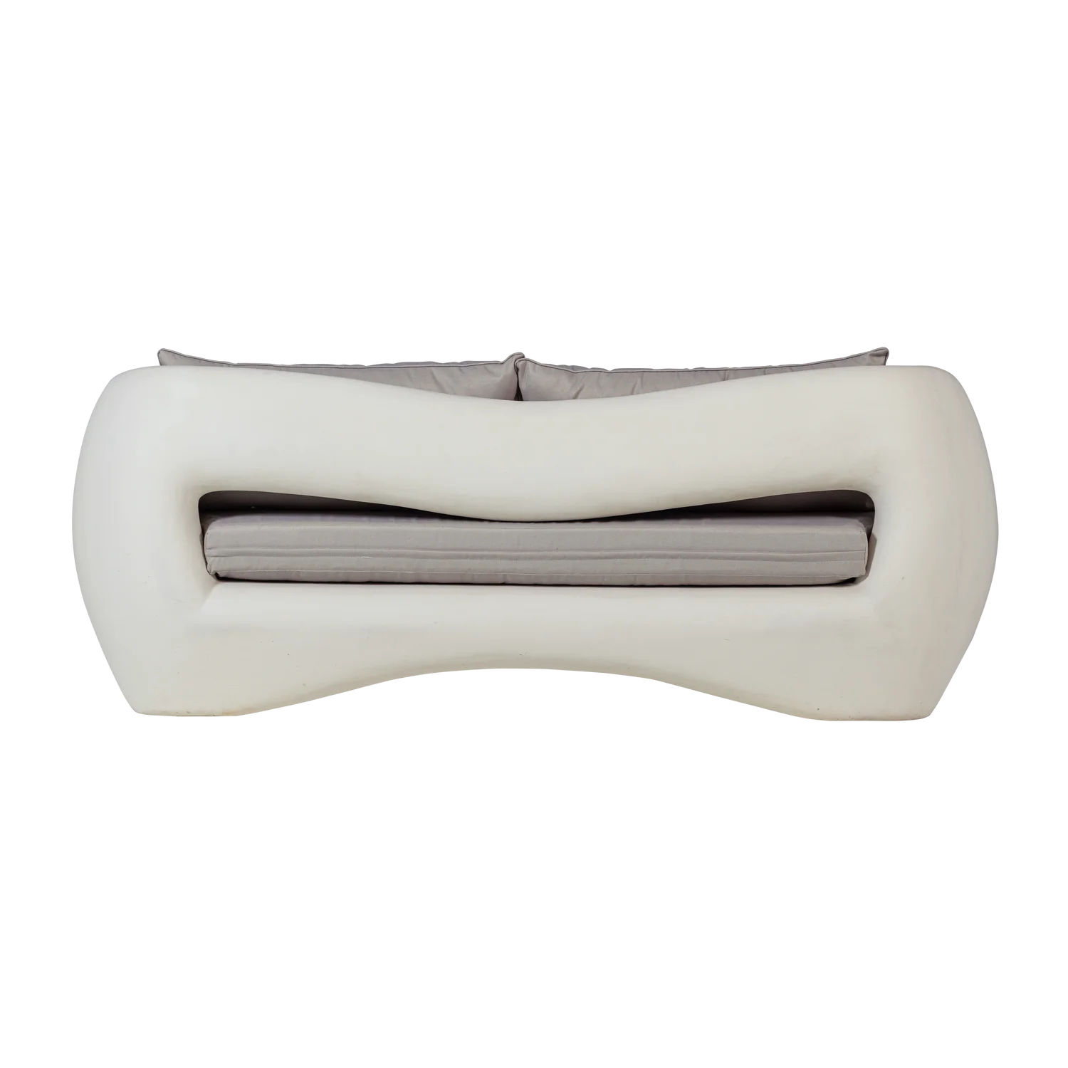 OUTDOOR Garten 2 Sitzer Loungsofa Sofa VIALE Polymer natur 