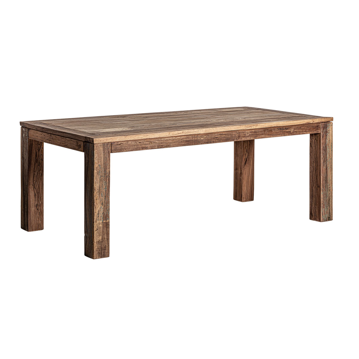 Esstisch BACKLYN 200 x 100 cm recyceltes Massivholz rustikal