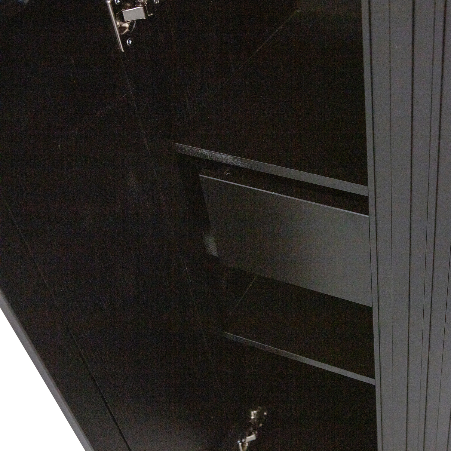 Schrank New Gravure H 210 cm Kiefer schwarz