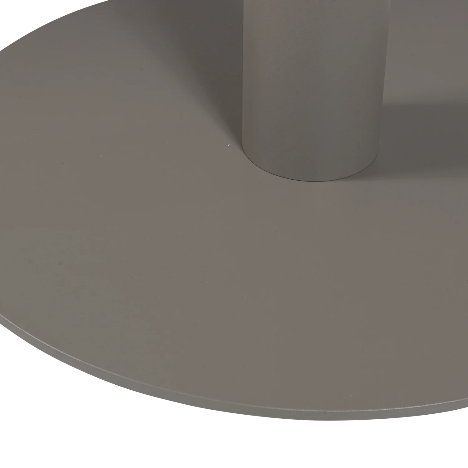 Gartentisch VELA rund Ø 122 cm Aluminium Massivholz