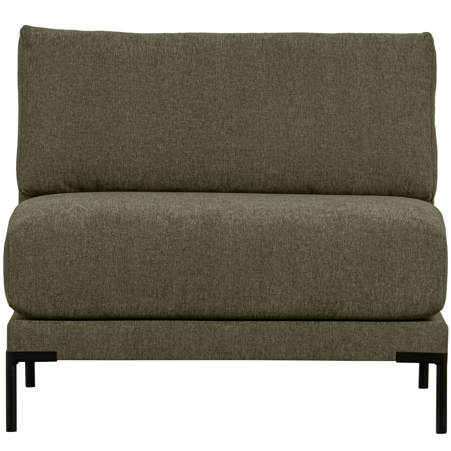 Loveseat Sessel Couple Element Webstoff Melange warmes grün