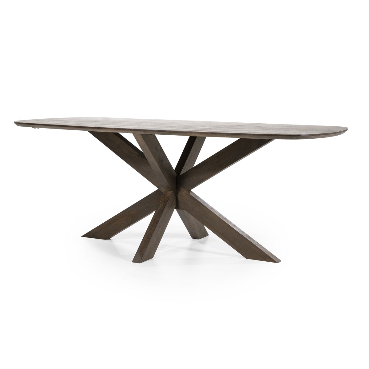 Esstisch MALMÖ 200 x 100 cm Mango Holz braun