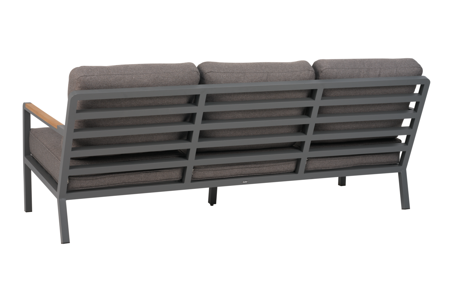 Garten Lounge Set Nova 3 Siter Sofa und 2 Sessel Aluminium anthrazit