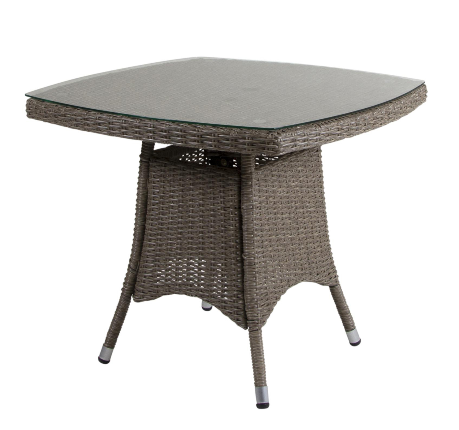 Gartenlounge Gruppe Ashfield Polyrattan beige Sitzecke