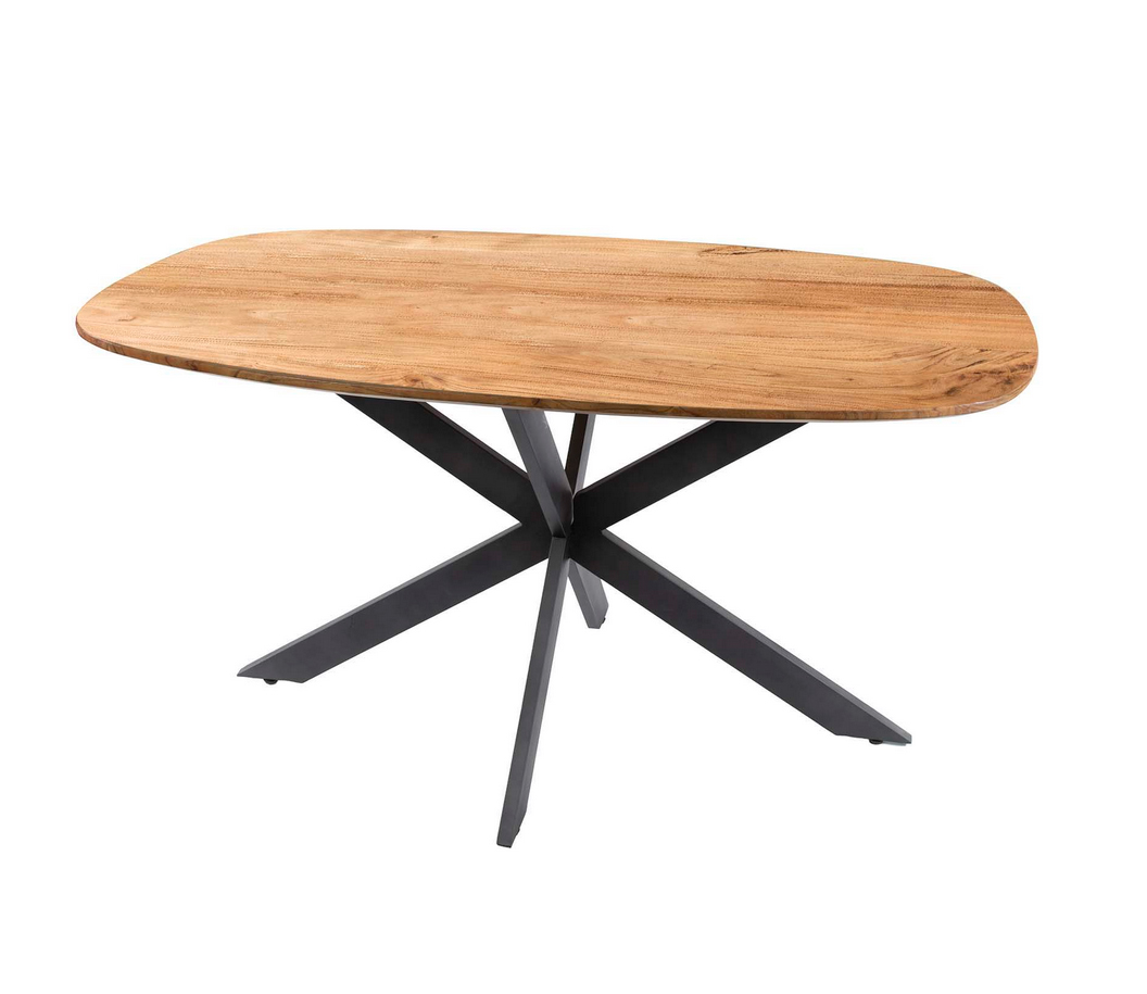 Esstisch SVENDBORG oval 150 cm Akazie natur