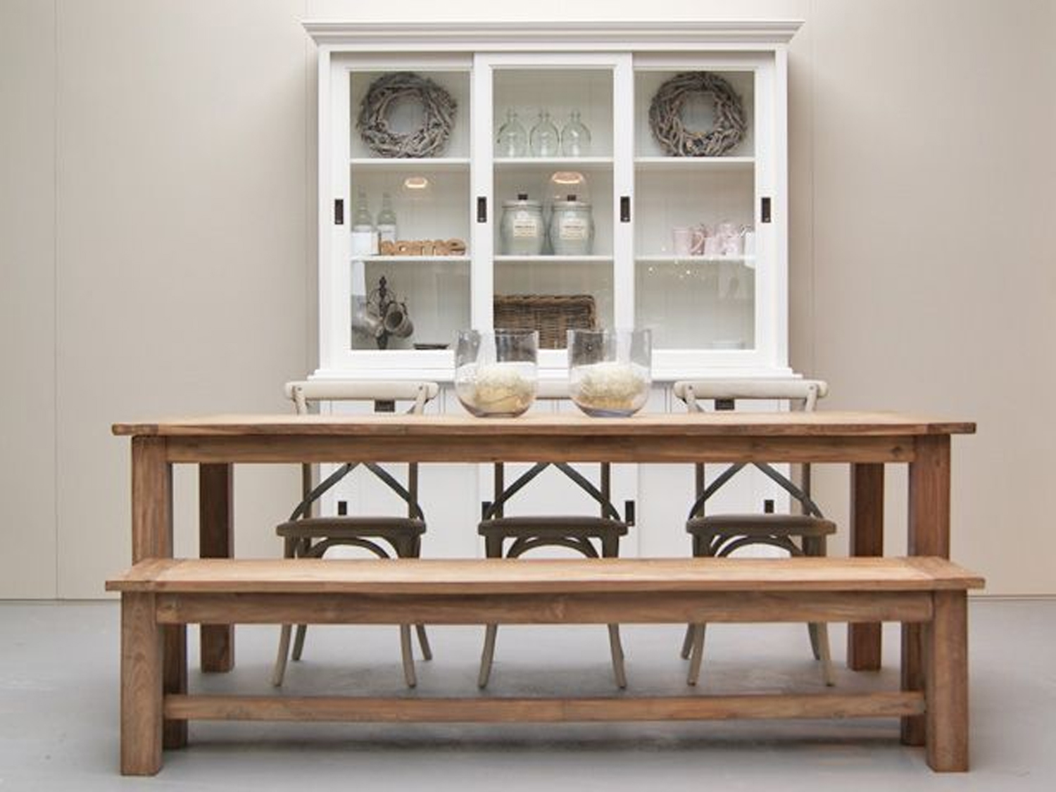 Esstisch Koplat 140 x 90 cm Teakholz massiv