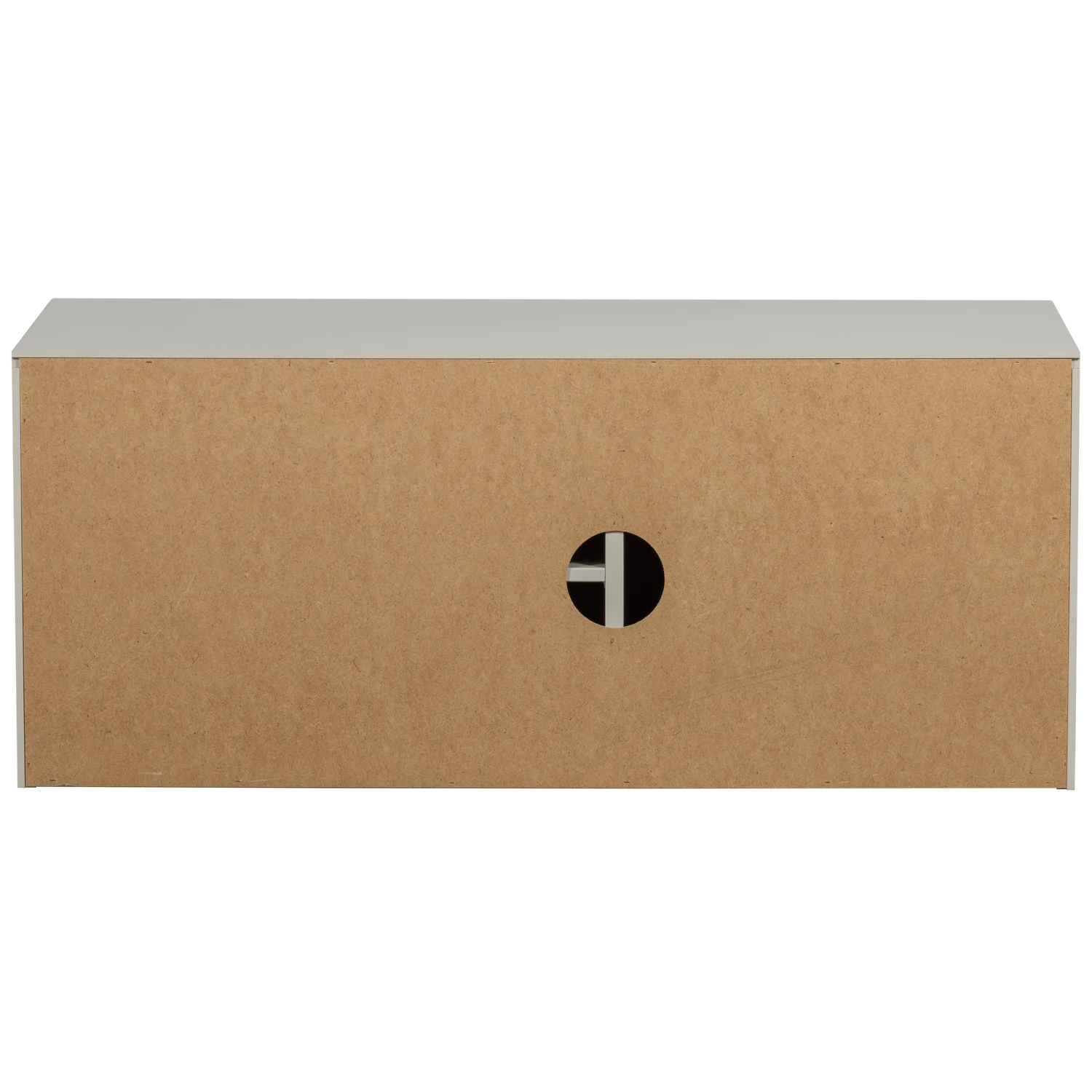 Sitzbank Bank Lowboard SETTLE DOWN 108 cm ohne Kissen Kiefernholz staubgrau