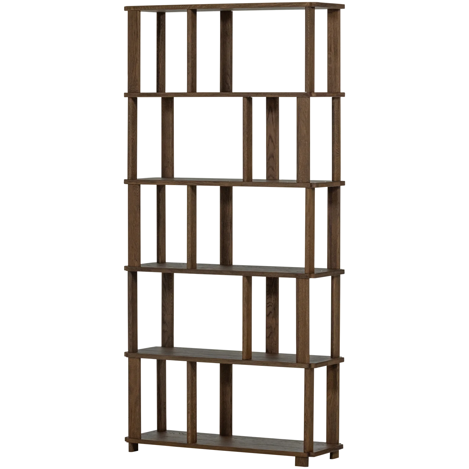 Bücherregal Regal RISS offen H 186 cm Eiche natur