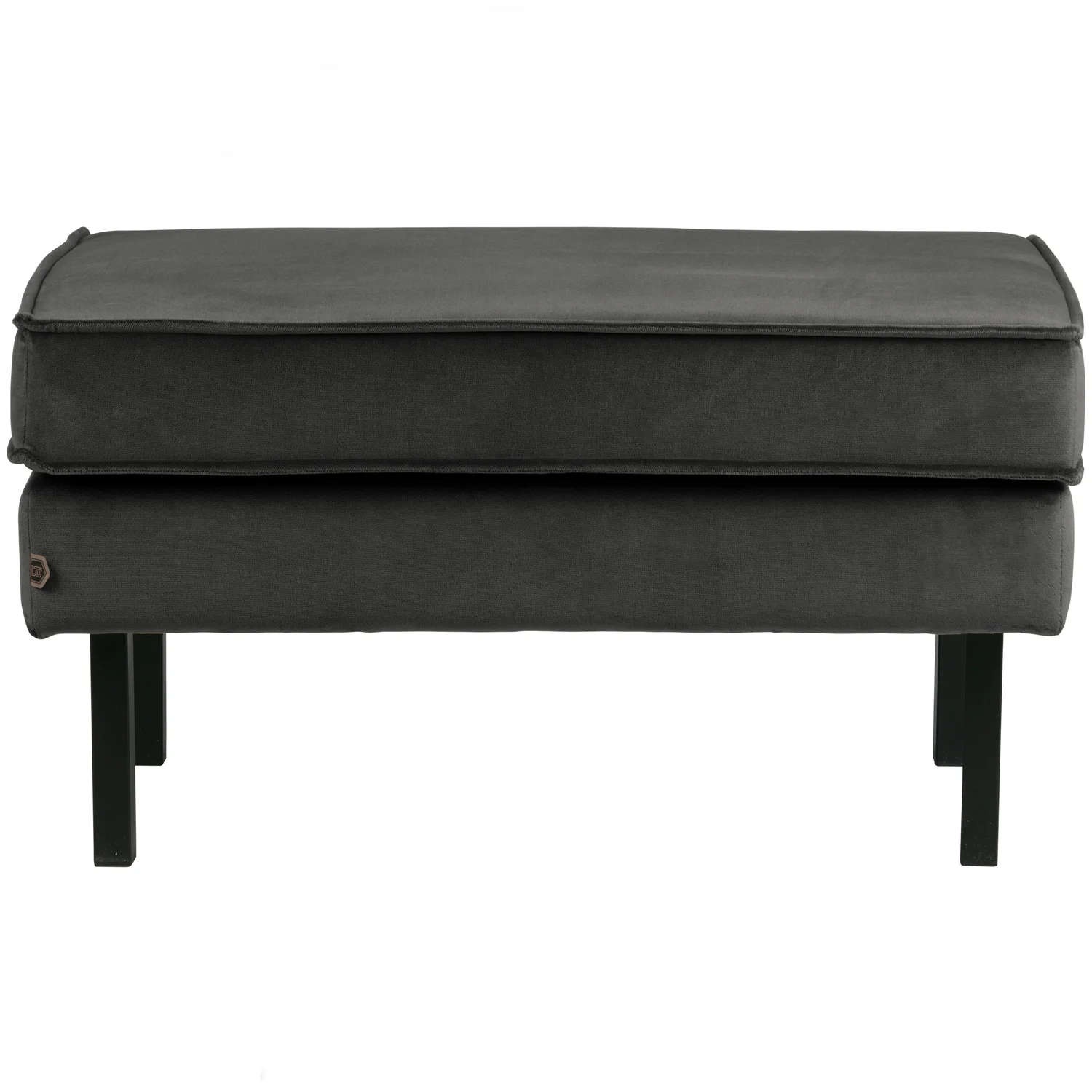 Hocker Fußhocker RODEO Samt Velvet anthrazit