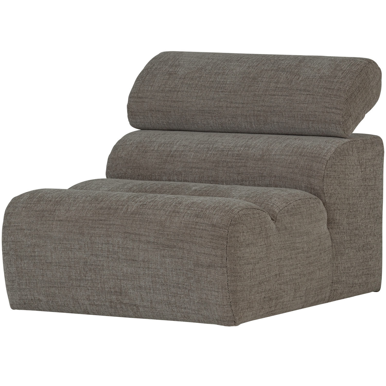 Sofaelement NOVI 82 cm Element Webstoff grau melange