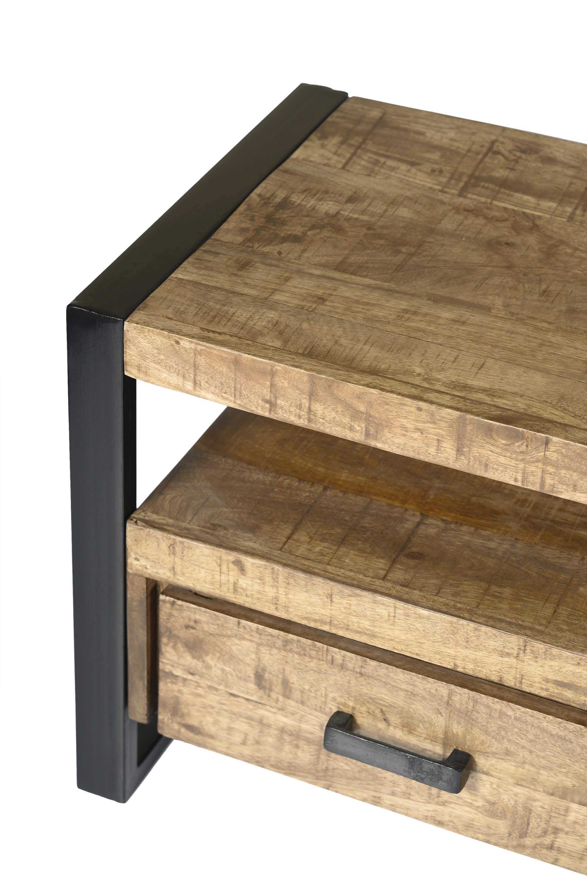 TV Möbel Lowboard Nairobi 150 cm Mangoholz natur  