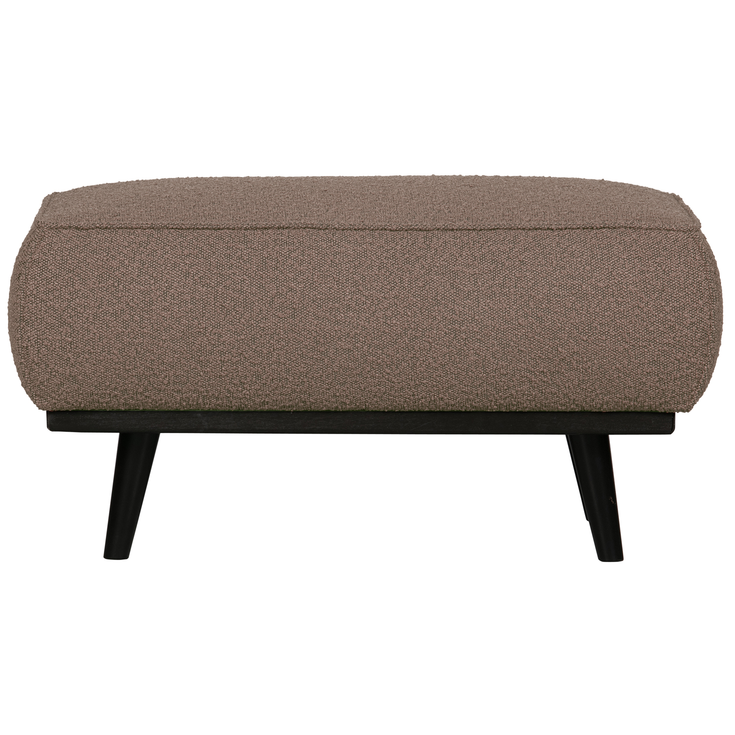 Hocker Polsterhocker Statement Bouclé nougat