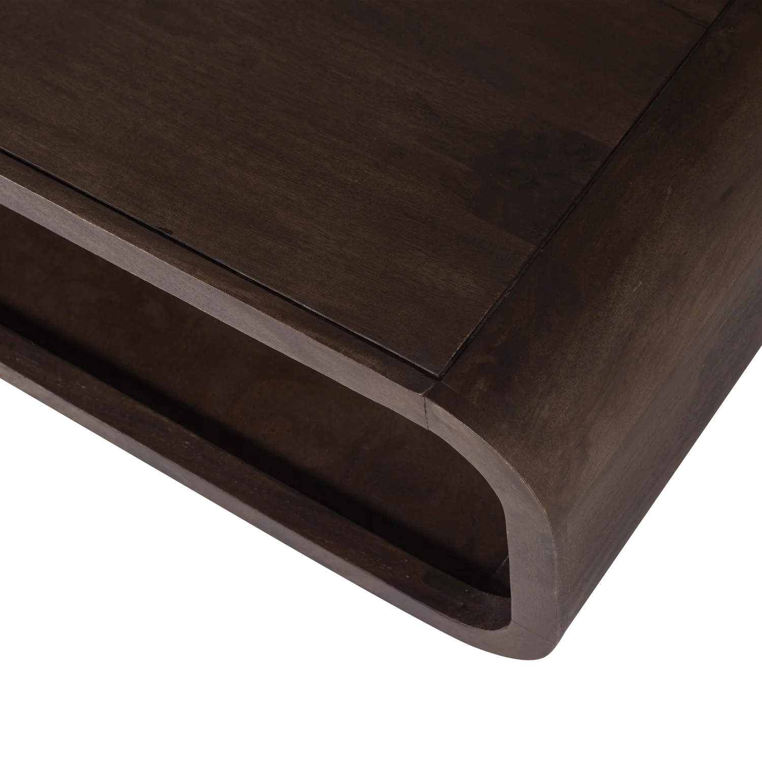 Couchtisch KINU 120 x 60 cm Mangoholz dunkelbraun Sofatisch