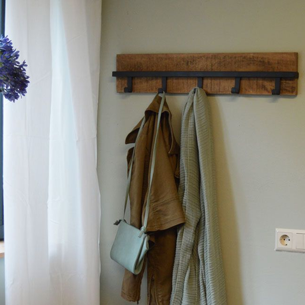 Garderobe Wandgardrobe Ethan 75 cm Mangoholz