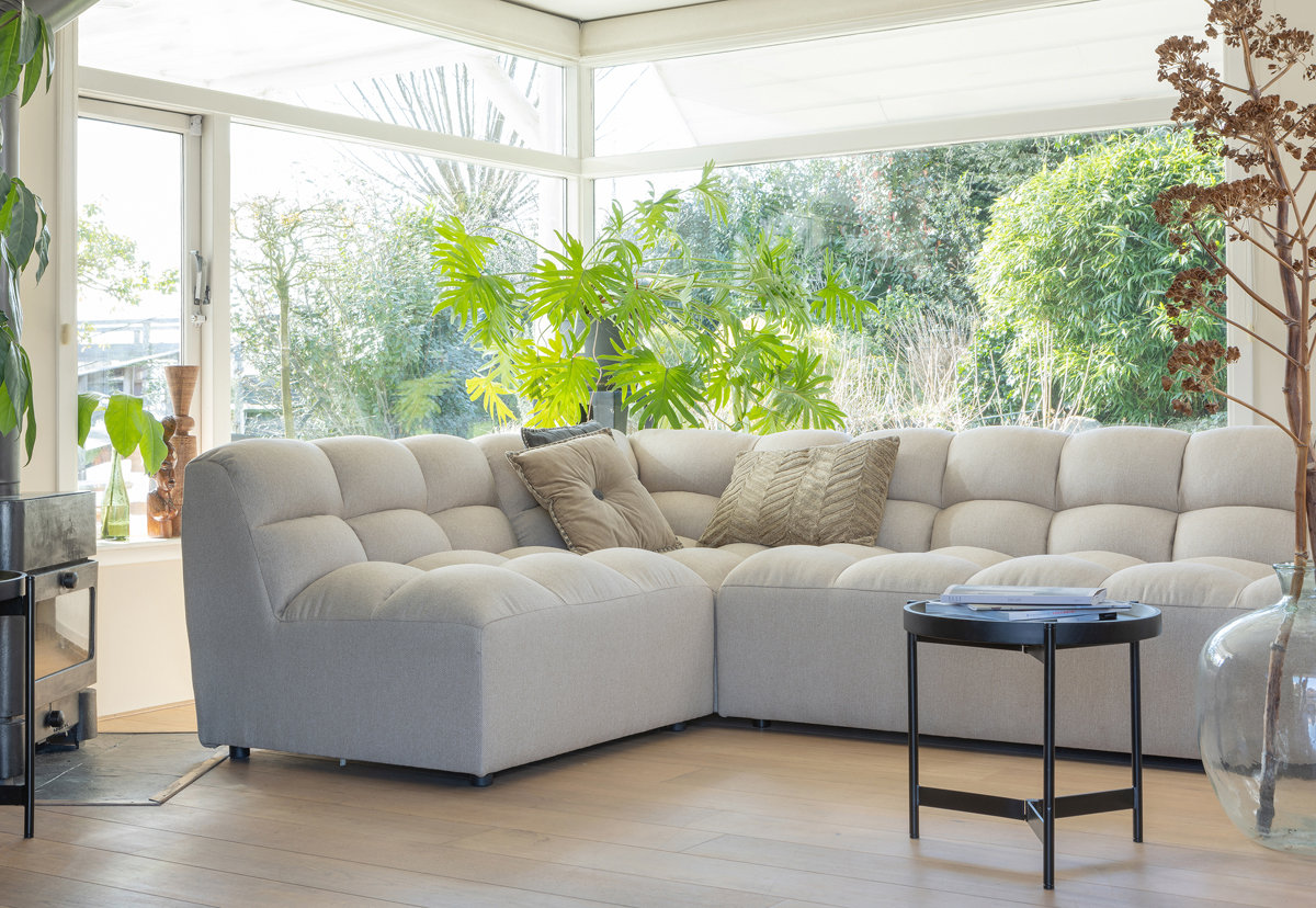 woood SESSEL Design Sofa PEPPER sand beige