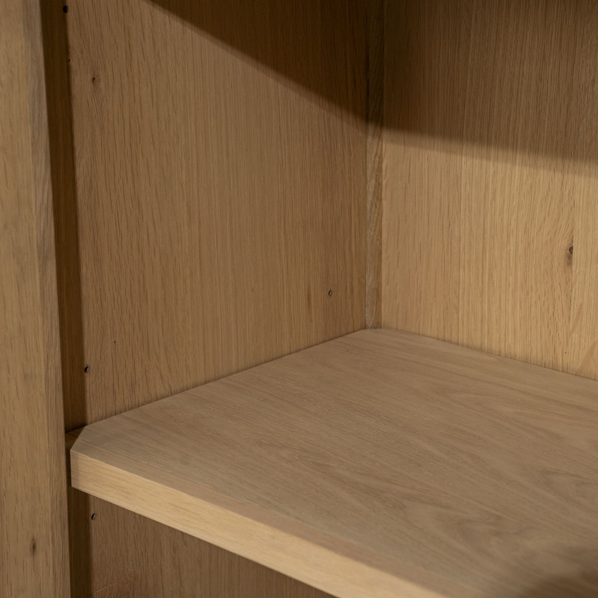 Highboard Jake mit 2 Türen Eiche Holz Furnier hellbraun