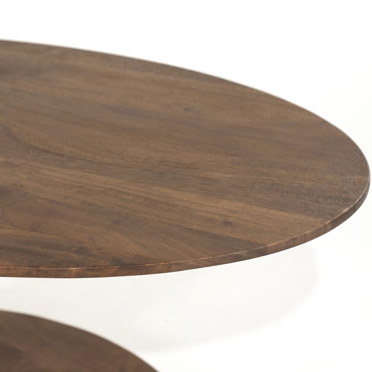 Couchtisch Novia oval 90 x 60 cm Mangoholz Sofatisch Beistelltisch